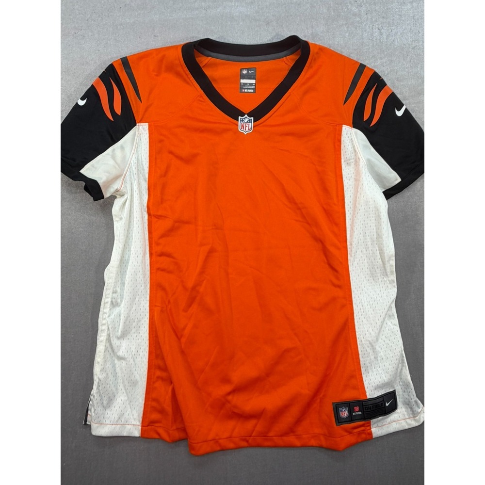 New Nike On Field NFL Cinncinnati Bengals Jersey Men Size XXL Orange Black